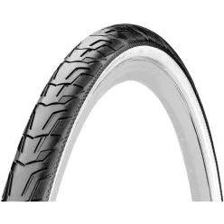   Continental Kerékpár Külső Gumi 42-622 Ride City 28X1,6 Fekete/Fehér, Reflektoros