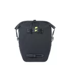 Basil egyoldalas kerékpár táska Navigator Waterproof M, Hook ON, 12-15 l, fekete