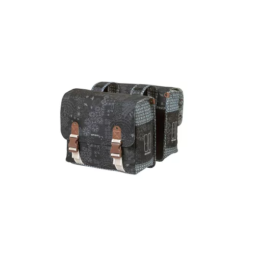 Basil Dupla Táska Kerékpárra Boheme Double Bag, Universal Bridge System