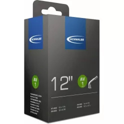  Kerékpár Belső Gumi Schwalbe 12 x 1,75-2,40 Szelep Hossza 40mm 45° Autó Szelep = Motor, Schrader, AV, SV 80G