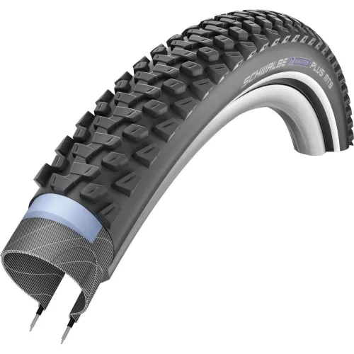 Kerékpár Külső Gumi Schwalbe 27.5X2.10(584-54) Marathon Plus Mtb Performance Line Hs468 Smartguard Dc Reflex Csíkos Twin Skin 1200G