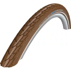   Kerékpár Külső Gumi Schwalbe 26X1.75(559-47) Road Cruiser Active Line Hs484 K-Guard Sbc Reflex Csíkos Barna Twin Skin 720G