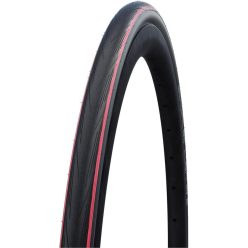   Kerékpár Külső Gumi Schwalbe 622-25(700X25C) Lugano Ii Active Line Hs471 K-Guard Sic Piros Csík Lite Skin 365G
