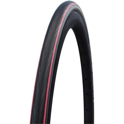 Kerékpár Külső Gumi Schwalbe 622-25(700X25C) Lugano Ii Active Line Hs471 K-Guard Sic Piros Csík Lite Skin 365G