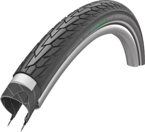 Kerékpár Külső Gumi Schwalbe 26X1,75(559-47) Road Cruiser Plus Act Hs484 Pg Green Ref 825G