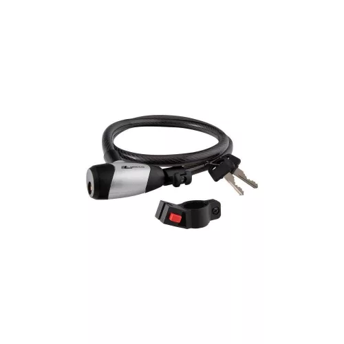 Kerékpár Lakat Longus Kulcsos (Tartóval) Ezüst/Füst