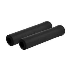   Kormánymarkolat Kerékpárhoz Longus Silico Szilikon-Habszivacs 130mm Fekete