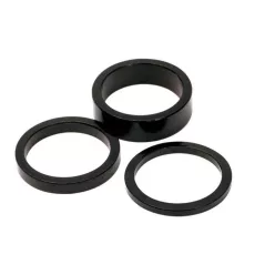   Kormánycsapágy Hézagoló Kerékpárba 1-1/8" Longus Fekete 10db/Csom