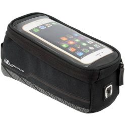Kerékpár Táska Longus Media Bag Xl Felső csőre Fekete