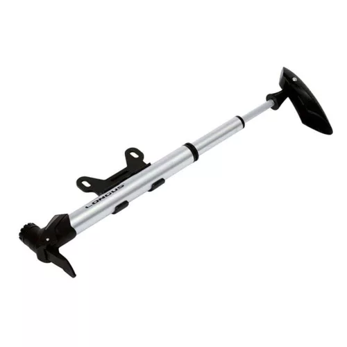 Pumpa Kerékpárhoz Longus Telescop Alu T-Markolattal 120Psi Fekete/Ezüst