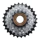 Shimano Fogaskoszorú Kerékpárra Menetes 6-Os 14-28F Mftz5106 Ezüst/Fekete