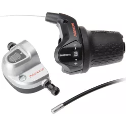   Shimano Váltómarkolat Kerékpárra Jobb Nexus 3-as Revoshift Ezüst Bilincses +Bowden