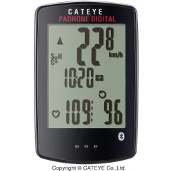   Kerékpár Computer Cateye Padrone Digital 11Funk Wireless Isc12 Jeladóval