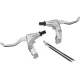 Shimano Fékkar Kerékpárra Bal+Jobb Ultegra Országúti Egyenes 2, 5-Ujjas V-Fékhez-Patkó Bowden Es Ezüst