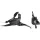 Shimano Fék Kerékpárhoz Első Tárcsa Set Altus St-Ef505(L), Br-Mt200(F) Fekete 1000mm R-Fékbetét