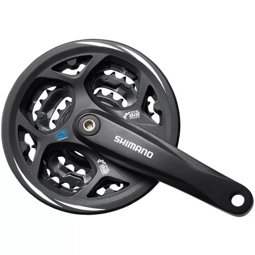 Shimano Hajtómű Kerékpárra Altus 170mm-48X38X28F Négyzetkúpos Fekete Hg 7/8-as Lv