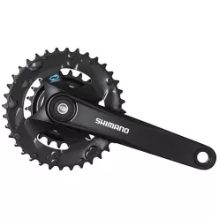   Shimano Hajtómű Kerékpárra Altus 175mm-36X22F Négyszögtengelyes Fekete Hg 7/8-as