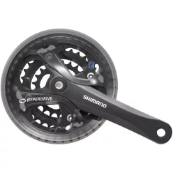   Shimano Hajtómű Kerékpárra Acera 170mm-48X38X28F Négyszögtengelyes Fekete Hg 7/8-as Lv