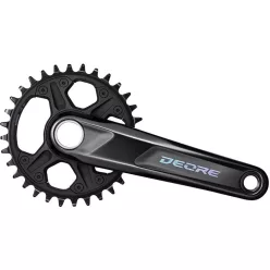   Shimano Első Lánckerék Kerékpárra, Fc-M6100-1, Deore, Hátra 12-Sebességes, 2-db Fc, 165mm