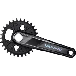   Shimano Front Chainwheel, Fc-M6120-1, Deore, For Rear 12-Speed, 2-Pcs Fc, 165mm