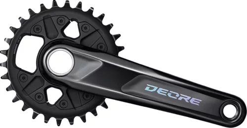 Shimano Front Chainwheel, Fc-M6120-1, Deore, For Rear 12-Speed, 2-Pcs Fc, 165mm