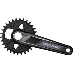   Shimano Front Chainwheel, Fc-M6130-1, Deore, For Rear 12-Speed, 2-Pcs Fc, 165mm