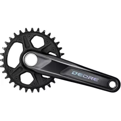   Shimano Első Lánckerék Kerékpárra, Fc-M6130-1, Deore, Hátra 12-Sebességes, 2-db Fc, 165mm