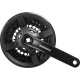 Shimano Hajtómű Kerékpárra Ty 150mm-42X34X24F Négyszögtengelyes Fekete Hg 6/7/8S Lv