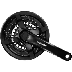   Shimano Hajtómű Kerékpárra Ty 170mm-42X34X24F Négyzetkúpos Fekete Hg 6/7/8S Lv