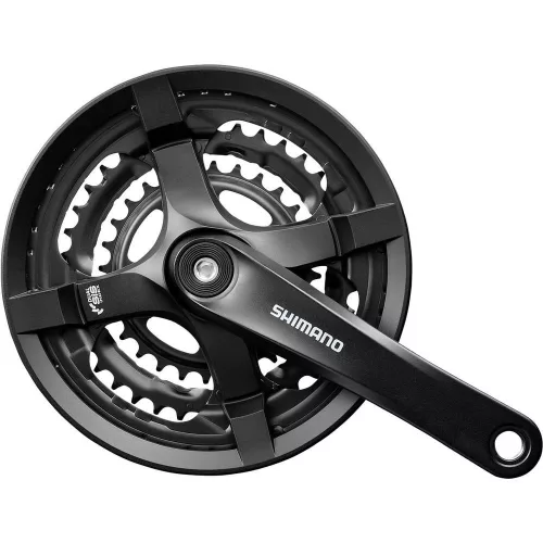 Shimano Hajtómű Kerékpárra Ty 175mm-48X38X28F Négyszögtengelyes Fekete Hg 6/7/8-as Lv