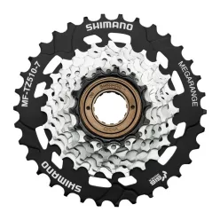   Shimano Lánckeréksor Kerékpárra Menetes 7-es 14-34F Mftz5107 Ezüst/Fekete