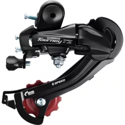   Shimano Hátsó Váltó Kerékpárra Tz Gs 6-Os Csavaros Fekete