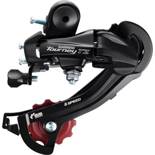 Shimano Hátsó Váltó Kerékpárra Tz Gs 6-Os Csavaros Fekete