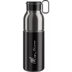   Kerékpár Kulacs Elite Mia Thermo Fekete/Ezüst Acél 12 Órás 550Ml 350G