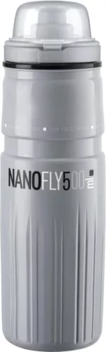Kerékpár Kulacs Elite Nanofly Plus Thermo Szürke 4 Órás 500Ml 110G