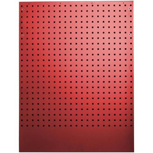 Eck-Werkzeuglochwand, Quadratische Lochung, Rot