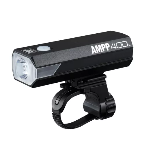 Lámpa Kerékpárra Cateye Első Ampp400 Hlel084Rc 4Funk/1Led Usb Tölt 400 Lumen