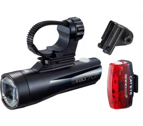 Lámpa Szett Kerékpárra Cateye Német Nem Villog El552Grc/Ld620G