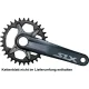 Shimano Hajtómű Kerékpárra Slx 175mm-Lánckerék Nélkül Integrált Hg+ 12-es Hollowtech 2