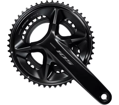 Shimano Hajtómű Kerékpárra 105 Fcr710012-es Hollowtech 2 172.5mm 52X36F Fekete