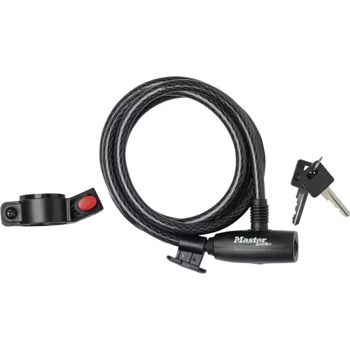 Kerékpár Lakat Master Lock Spirál 8232 Számos 1,8Mx10mm