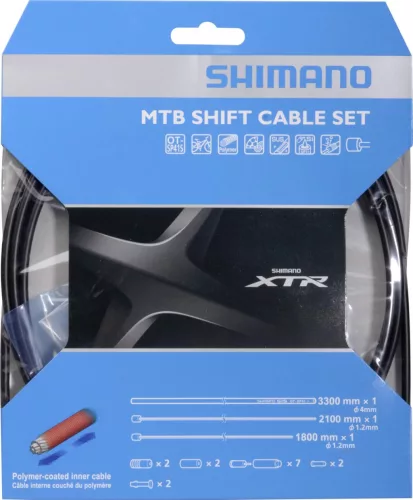 Shimano Bowden Szett Váltó Mtb Polymer Fekete