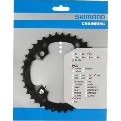 Shimano Lánckerék Kerékpárra 38F Fcm361 38F Fekete