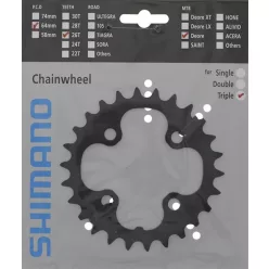 Shimano Lánckerék Kerékpárra 26F Fcm590 26F Fekete