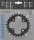 Shimano Lánckerék Kerékpárra 26F Fcm590 26F Fekete