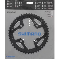   Shimano Lánckerék Kerékpárra 48F Fct551 48F-Al Lv 10-es Fekete Alu 104mm
