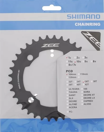 Shimano Lánckerék Kerékpárra 36F Fcm640 36F Black