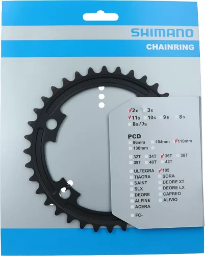 Shimano Lánckerék Kerékpárra Fc-R7000 36F-Mt Fekete For 52-36F