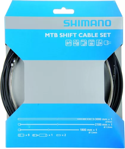 Shimano Bowden Szett Váltó Mtb Fekete Tömített Shimano Bowdenvéggel
