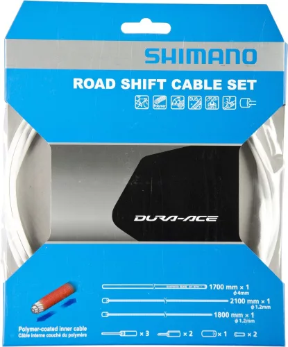Shimano Bowden Szett Váltó Országúti Polymer Fehér